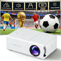 Mini proyector LCD AOC, Beamer portátil con altavoces, control remoto, conectividad USB, compatible con IOS, Android, Windows, PS4 para películas y juegos