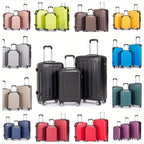 Maleta de tres piezas de equipaje de 20+24+28 pulgadas, Set de maletas familiares, maleta de cabina de 20 pulgadas, caja de almacenamiento de viaje de negocios, maleta con contraseña, maleta con ruedas universales, maleta rígida de ABS, maleta con carro d