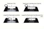 Lupa con luz LED ajustable plegable | Lectura reparación precisión y manualidades