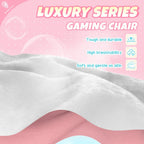 Silla de Oficina Rosa Adorable, Forma de Orejas de Gato con Respaldo de Patas de Gato - Silla Ergonómica Reclinable para Computadora, con Reposapiés Ajustable, Capacidad de Carga de 136.08 KG, Asiento Estético Exclusivo para Adultos, Máxima Comodidad