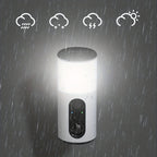 Cámara Solar Inalámbrica para Exteriores, Cámara de Reflector, Video con Visión Nocturna a Color, Audio Bidireccional, Sirena Activada por Movimiento, Acceso Multiusuario, Almacenamiento Local en Tarjeta SD y Suscripción en la Nube Opcional, Compatible co