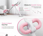 Máquina de entrenamiento abdominal, equipo para ejercicios de core, entrenador ajustable para uso en gimnasio en casa, entrenador de abdominales plegable, máquina de ejercicio que apunta a abdominales, brazos, piernas y glúteos, entrenador de core y abdom