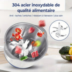 Picadoras de carne eléctricas de 5L, trituradora de alimentos 6S, procesador multifuncional de acero inoxidable para rebanar y picar verduras, electrodomésticos de cocina