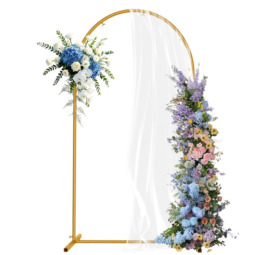 Arco metálico para globos y flores para bodas, cumpleaños y graduaciones