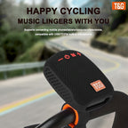 Altavoz Bluetooth | Altavoz sin varillas portátil para ciclismo al aire libre T&G TG392 | Altavoz para bicicleta y motocicleta | Alcance sin