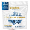 Colágeno Marino con Ácido Hialurónico [120 Cápsulas x 60 Días] Astaxantina Zinc Biotina Vitamina C | Tripeptidos de Colágeno Marino Hidrolizado para Cabello, Piel, Uñas - Complejo de Longevidad SEACOLL
