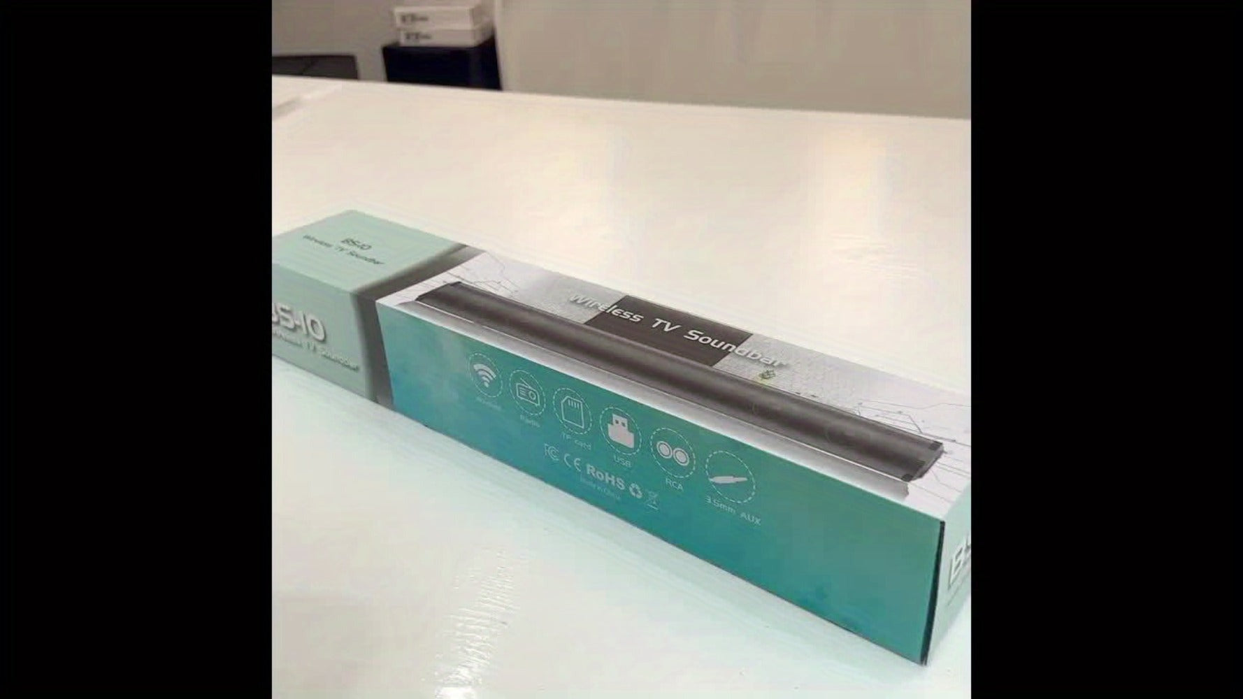 Lange BS-10 Barra de Sonido Inalámbrica con Conexión Inalámbrica, Tipo-C y Operación - Altavoz Compacto para TV, Ideal para Cine, Smartphones, Tabletas, PCs y Dispositivos de Streaming