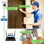 1pc Cámara de Seguridad 1080P HD Ease Life APP, Cámara Exterior Resistente a la Intemperie, Cámara Inalámbrica Wifi con Bombilla de 2.4Ghz, Enchufe de Luz E27 de 360°, Visión Nocturna a Todo Color, Detección de Movimiento, Vigilancia Doméstica, Regalo de