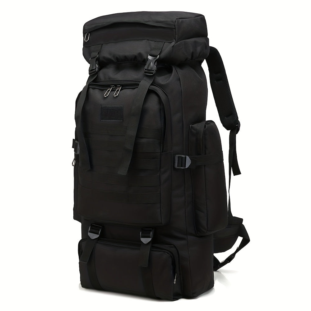 Un conjunto de dos piezas, una mochila para senderismo y montañismo