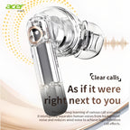 Auriculares Bluetooth | Auriculares Inalámbricos Acer OHR546, Marca Original, Decodificación Hi-Fi de Alta Definición, Sonido 3D Envolvente, Gran
