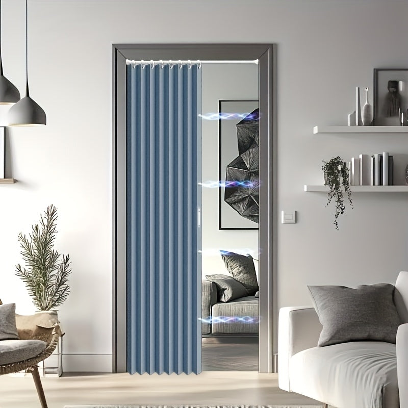 1 Cortina Magnética para Puerta, Cubierta Aislante para Puerta, Cortina Opaca para Puerta, Fácil de Instalar, Dormitorio, Sala de Estar, Cocina, División de Habitación