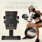 Banco de pesas ajustable para gimnasio en casa - Banco de entrenamiento con pesas plegable con posiciones inclinada, declinada y plana, plegado rápido y ajustes veloces, apto para entrenamiento de fuerza de cuerpo completo, banco compacto para entrenamien