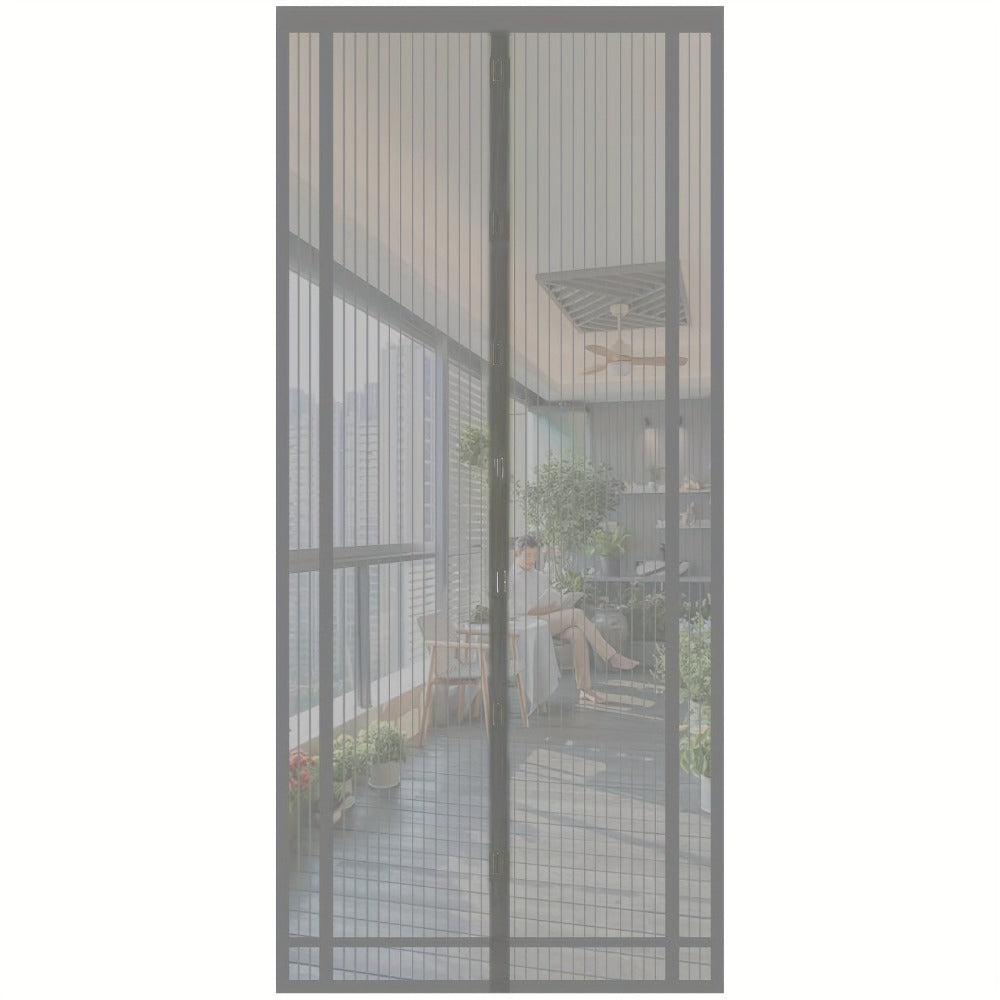 Mosquitera magnética para puerta o ventana 10cm | Balcón, patio y ventilación del hogar