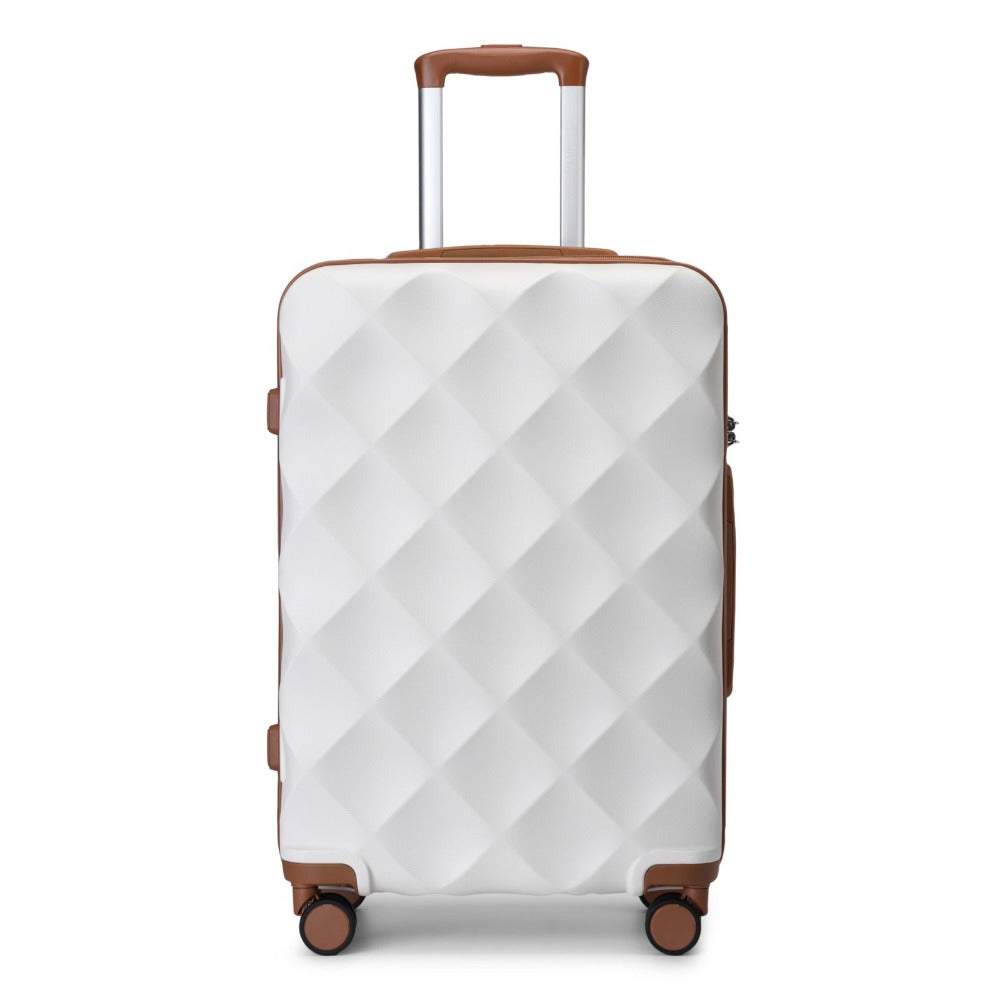 Maleta Mediana de 24" con 4 Ruedas, Ligera de ABS+PC con Carcasa Dura, Maleta de Facturación con Cerradura TSA Incorporada, Regalo de Vacaciones para el Regreso a Clases, Ruedas Giratorias Silenciosas 360°, Cremallera Duradera, Asa Telescópica, Diseño Ant