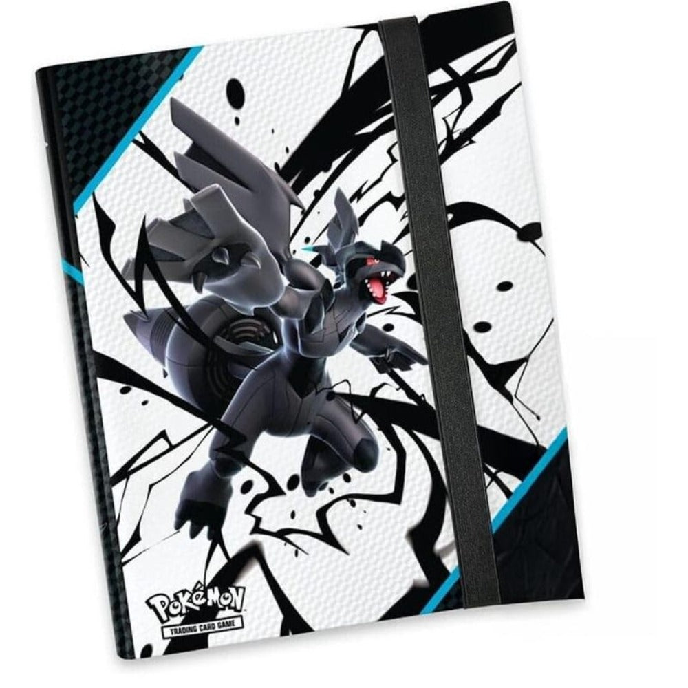 Carpeta Pokémon Black Thunder – Carmesí y Púrpura | Álbum de 9 Bolsillos para 360 Cartas | Carpeta de Coleccionista con Diseño de Zekrom | Con Protección de Envío Heartforcards®