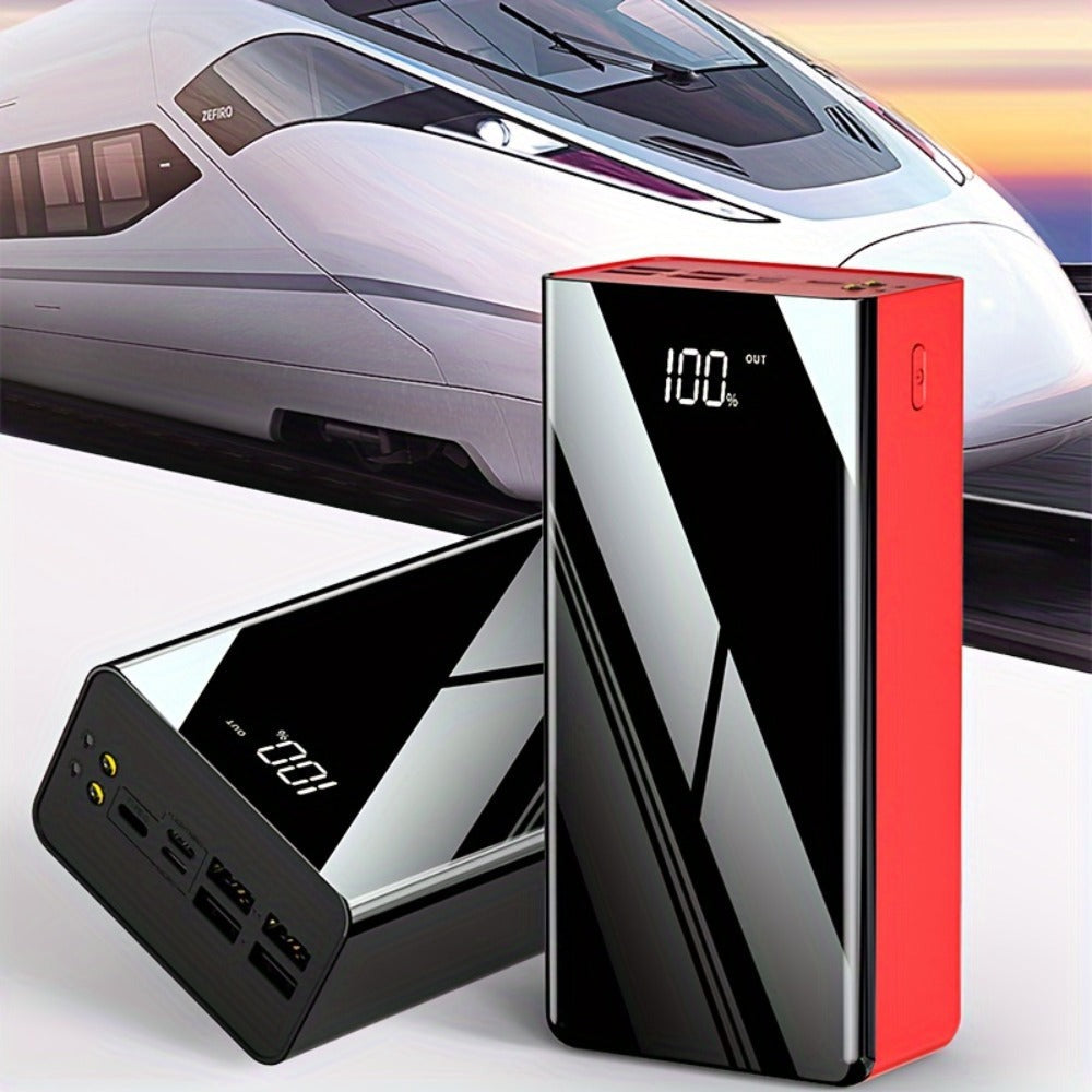 Cargador USB Rápido de Gran Capacidad 50000Mah con Pantalla LED, Linterna y Reserva de Energía de Emergencia - Luz de Camping para Exteriores para iPhone, Android y Dispositivos Digitales, Regalo de Vacaciones