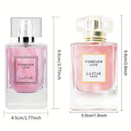 Perfume LASTAR para mujer 55 ml, notas clásicas florales y afrutadas, perfume de larga duración con rosa, jazmín, vainilla y pachulí, frasco rosa, perfume para citas para hombre y mujer, regalo de Halloween/Navidad/festivos