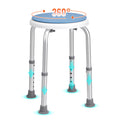 Silla de ducha VEVOR giratoria 360 grados, asiento ajustable de silla de ducha, silla de baño para ducha o bañera interior, banco antideslizante, asiento de bañera para personas mayores, discapacitados y personas con discapacidad, capacidad de 136,1 kg