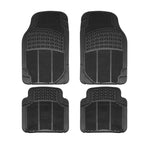 Alfombrillas Antideslizantes para Coche Alfombrillas Delanteras Set de 4 Alfombrillas Universales para Coche, Material PVC Duradero, Diseño Antideslizante y de Alta Gravedad, Instalación Fácil y Protección Completa para el Interior del Vehículo, Fácil de