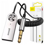 Adaptador de audio Bluetooth 5.0 Baseus USB - AUX, conexión de audio inalámbrica, negro, alta calidad, compatible con la mayoría de los dispositivos.
