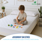 Protector Colchón 150 Impermeable 150 x 200 Transpirable y Ajustable | Protector de Colchón 150 x 200 cm contra Líquidos y Manchas | Cubre Colchón 150 x 200 Impermeable