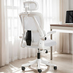 Silla de oficina | Adecuado para Escritorios y Sillas Portátiles de Oficina en Casa con Reposabrazos, Sillas de Soporte Lumbar, Sillas de Oficina