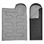 Funda para Saco de Dormir de Camping, Manta de Viaje con Capucha y Cremallera 210X75 Cm, Ligera 500G. Saco de Dormir Hipoalergénico para Excursiones de Camping y Senderismo. Gran Tamaño con Libertad de Movimiento. Bolsa Compacta de Fácil Transporte. Aisla