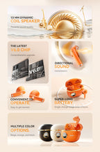 Auriculares Bluetooth | Auriculares inalámbricos Acer OHR544, marca original, decodificación Hi-Fi de alta definición, sonido envolvente 3D
