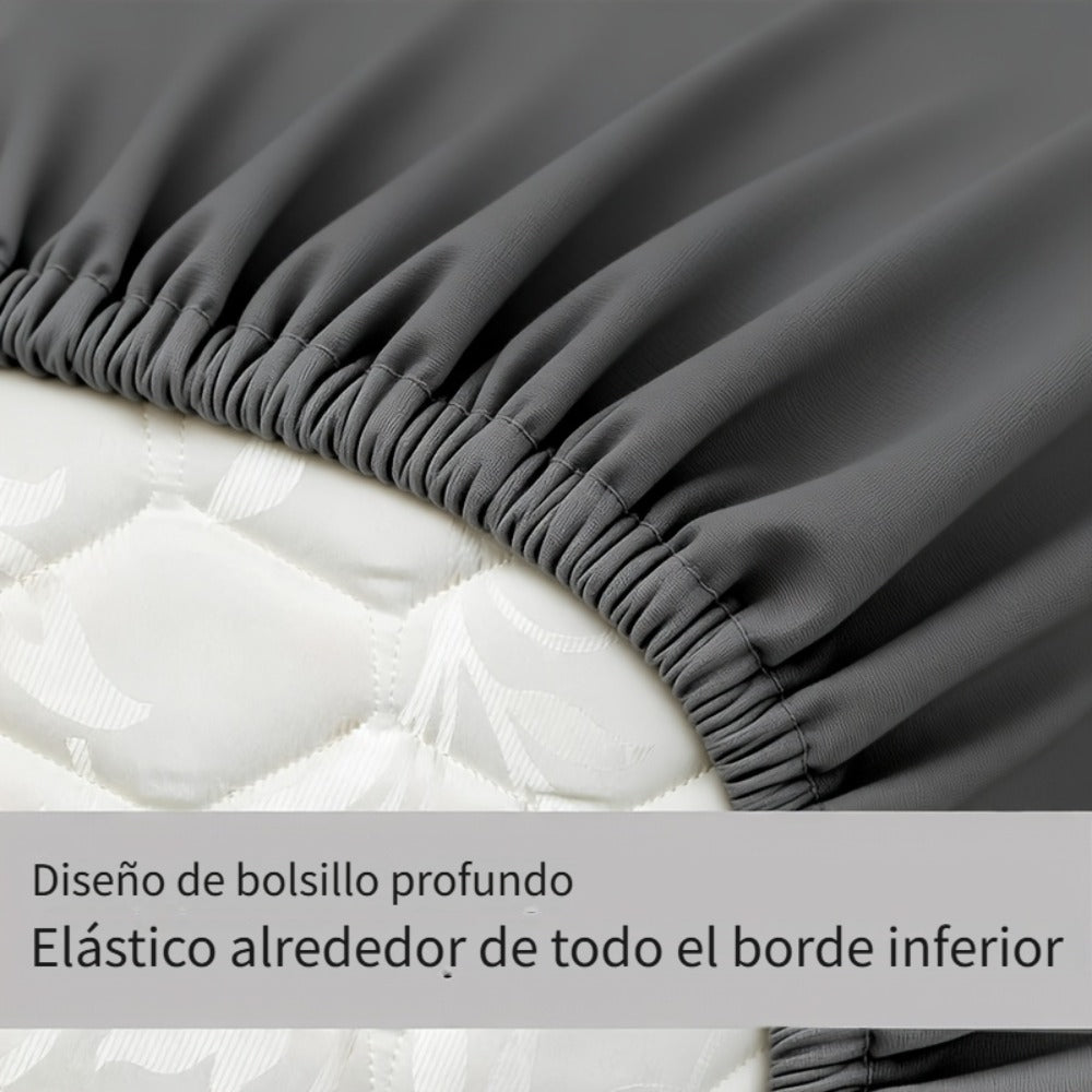 Paquete de 2 Sábanas Ajustables de 100% Poliéster Jersey 130gsm, Color Aleatorio, Sábana de Lino Completo, Falda de 30cm, Hipoalergénica, Sábana Transpirable, Adecuada Para Dormitorio, Residencia Estudiantil Y Habitación De Invitados, Lavable A Máquina, R