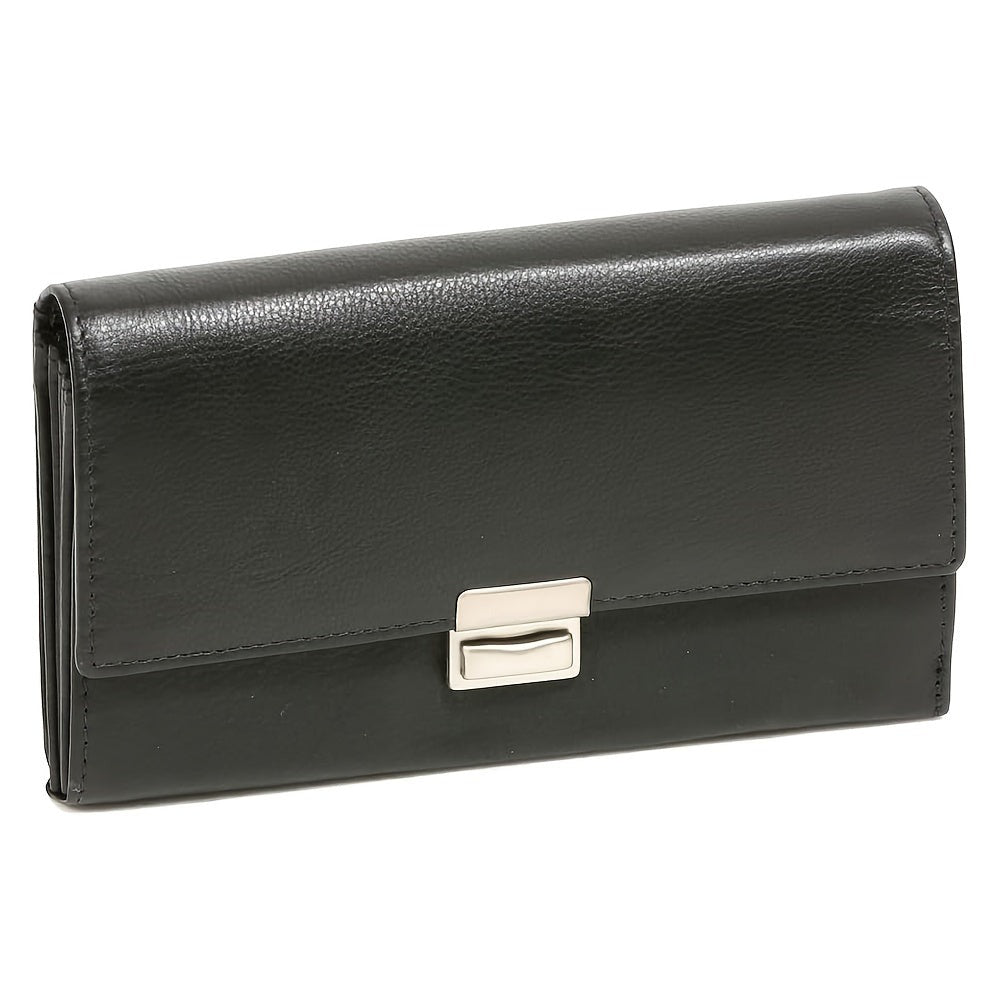 Billetera tipo server de cuero sintético de alta calidad, billetera espaciosa tipo caja registradora, amplia sección para monedas, diseño negro resistente, unisex, ideal para restaurantes, taxis, cafeterías y más