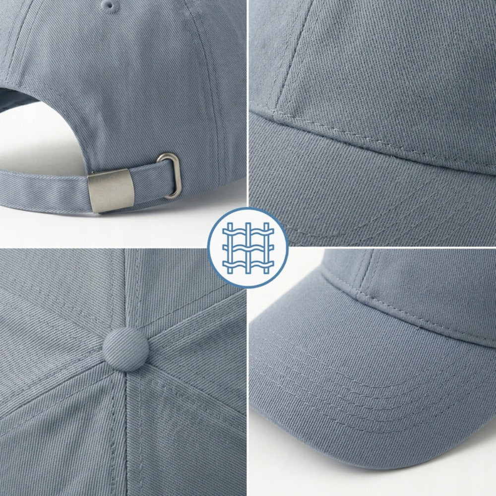Gorra de béisbol unisex ajustable azul claro con visera perfilada que protege los ojos y la cara del sol, gorra de béisbol para hombre, gorra de béisbol para mujer, gorra de béisbol para hombre, accesorio cómodo para la cabeza para uso diario y actividade