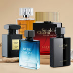 [Set de Perfume Semanal] Set de Regalo de Perfume para Hombre, 1 Botella, 100ml/55ml/50ml, Ámbar y Sándalo, Cubre el Olor del Sudor, Contrata una Experiencia de Fragancia Diferente por Semana, Siente un Encanto Romántico Sorpresa, Regalo para Navidad, Fie