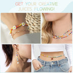 6500 piezas de cuentas de 3 mm en 24 colores | ARTREE Conjunto de cuentas de 3 mm para pulseras , incluye cuentas con letras, ideal para hacer pulseras DIY, collares, artesanías y joyas.