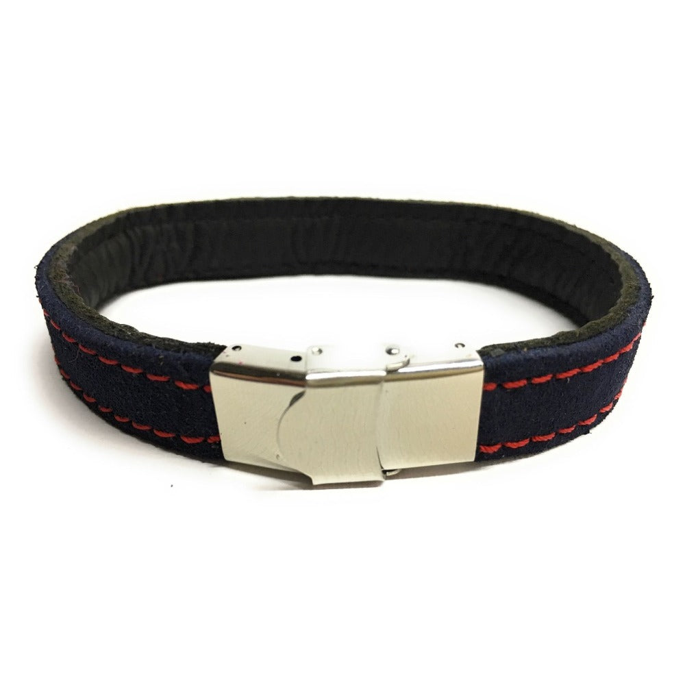 Pulsera De Cuero Figura Estribo y Figura Caballo | Bandera De España | Complementos de Moda Unisex