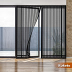 Mosquitera - Magnética Multidimensional para Puertas y Ventanas de Balcón - Mosquitera con Cierre Automático - Variantes de Ancho 80-160 Cm - Longitud 210/220 Cm - Diferentes Colores - para Hogar, Apartamento y Balcón - Protección contra Moscas y Mosquito