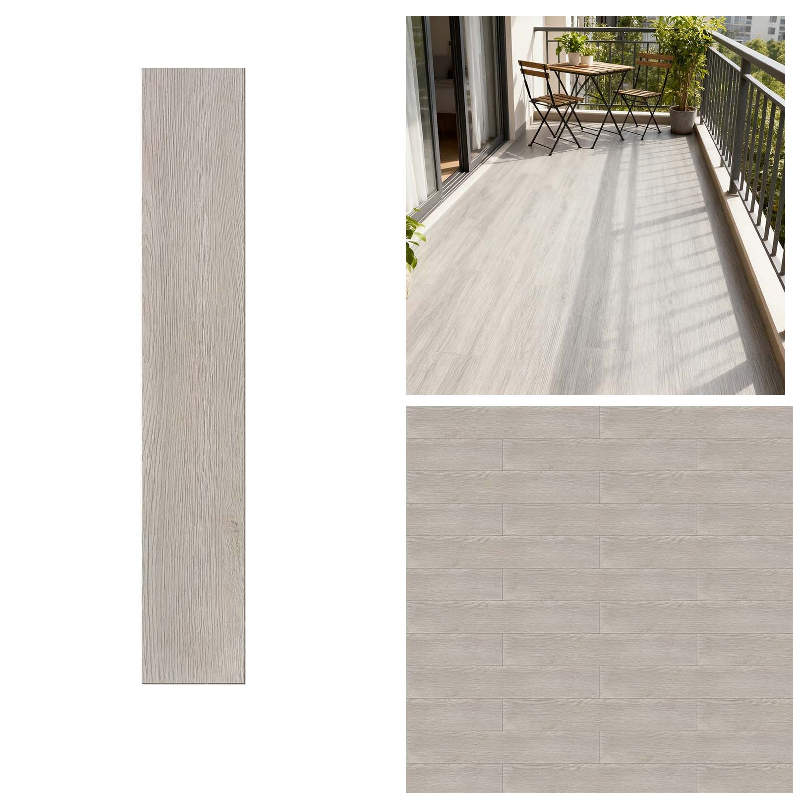 Pisos de Vinilo PVC Autoadhesivos con Aspecto de Madera - 18/36 Piezas, Baldosas Despegables para Cocina, Sala, Balcón - 2.51m²/5.02m²