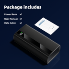 Power bank para carga durante viajes y uso diario | 40000mAh y 22.5W