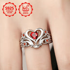 Plata de ley 925 PM:E27 - Un exquisito anillo de moda para mujer, elegante y con estilo, adornado con circonita cúbica sintética brillante. Esta joya de alta gama para mujer es perfecta para vacaciones, uso diario y un regalo conmemorativo ideal para amig