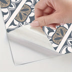 10 piezas, Pegatinas de Azulejos Impermeables para Baño, Inodoro y Sala de Estar - Antideslizantes, Autoadhesivas, Resistentes al Aceite y Fáciles de Colocar - Ideales para Crear un Suelo Elegante y Duradero