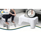 Escabel ergonómico para inodoro, 17 cm, plataforma de baño, 42 cm, escabel reciclado para inodoro, antideslizante para adultos y niños, 1 unidad