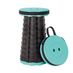 Silla y taburete plegables portátiles de alta resistencia - Diseño compacto y ligero, taburete plegable multifuncional ajustable de altura para camping, pesca, senderismo - Equipo de exterior duradero, regalo perfecto para pescadores, silla de camping con