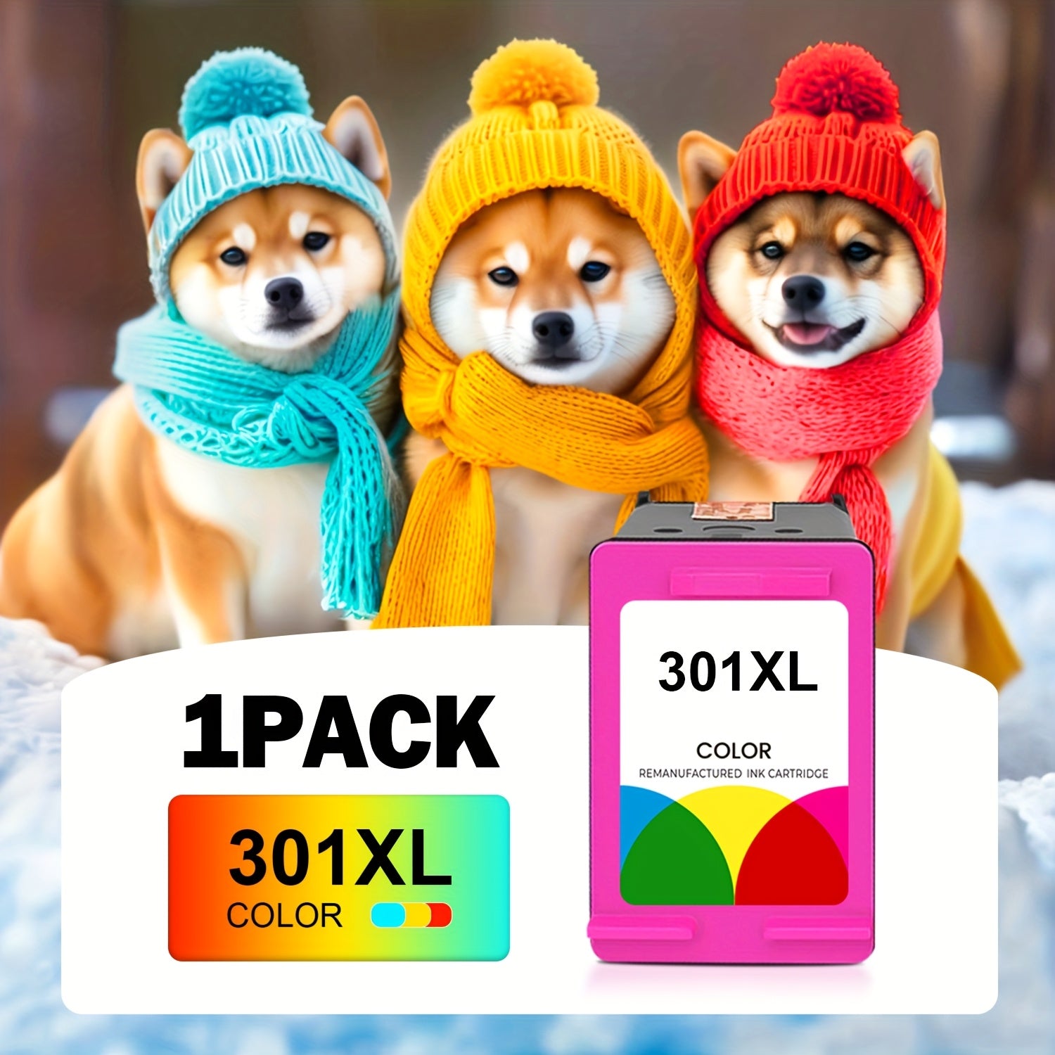 Cartuchos de tinta de color negro compatibles 301XL 301 para impresora HP Deskjet 1110 1111 1112 Envy 4510 4511 4512 Officejet 3830 3831 3832 4650 4652 4654