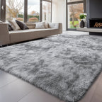 1 pieza de alfombra peluda gruesa y grande de 230 x 160 cm para sala de estar, dormitorio, pasillo o como pasillo de entrada