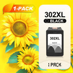 Cartuchos de tinta 302XL compatibles con tinta de impresora 302 negra y tinta de impresora tricolor. Los cartuchos de tinta 302 funcionan con las impresoras Deskjet 1110, 1111, 1112, 2130, 2131, 2132, 2133, 2134, 2136, 3630, 3632, 3633, 3634, 3636, 3637,