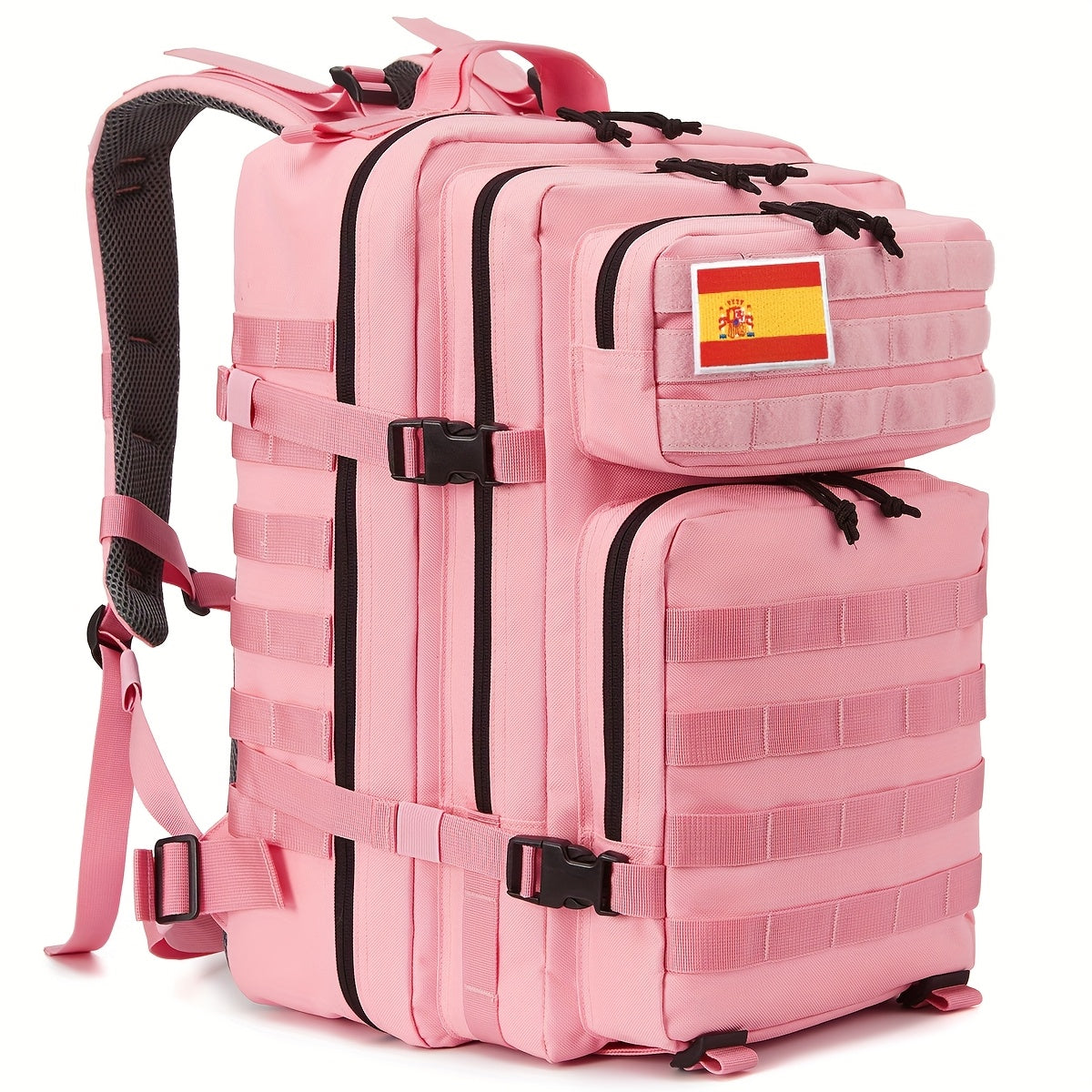 45L Mochila Táctica para Senderismo al Aire Libre para Mujeres/Hombres, Mochila Deportiva de Ciclismo y Fitness con Sistema MOLLE, Bolsa de Viaje para Escalada y Trekking, Estilo Poliéster 3 Días, Mochila Táctica para Deporte y Emergencias