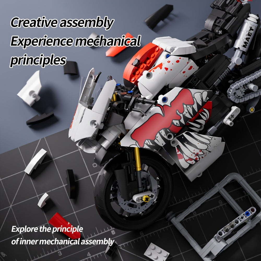 Serie de Ciencia y Tecnología: Coche de Ensueño, Motocicleta, Bloques de Construcción de Ciudad, Juguetes Montables, Regalos para Cumpleaños, Navidad, Acción de Gracias y Año Nuevo