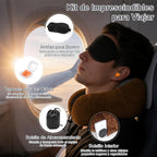 Una Almohada Cervical Ergonómica en Forma de U con Bolsa de Almacenamiento, Espuma de Memoria con Tecnología de Rebote Lento, Funda Lavable a Máquina, Ligera y Portátil para Avión, Oficina y Hogar, Apoya Cuello y Cabeza, Ideal para Siestas, Lectura y Ver