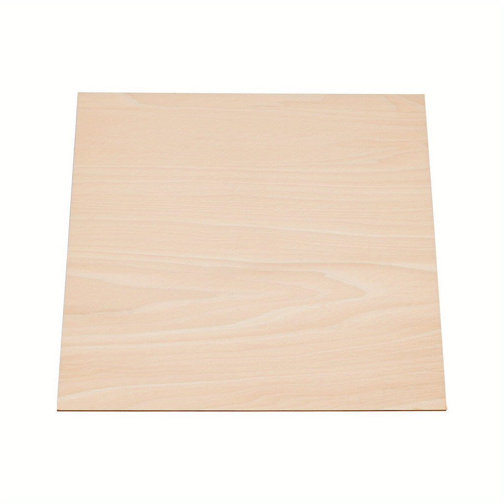 Paquete de 30 paneles de contrachapado, 300 x 300 x 3 mm, madera de tilo engrosada para manualidades, contrachapado para proyectos láser, manualidades de bricolaje, maquetas, pintura, cuadros grabados