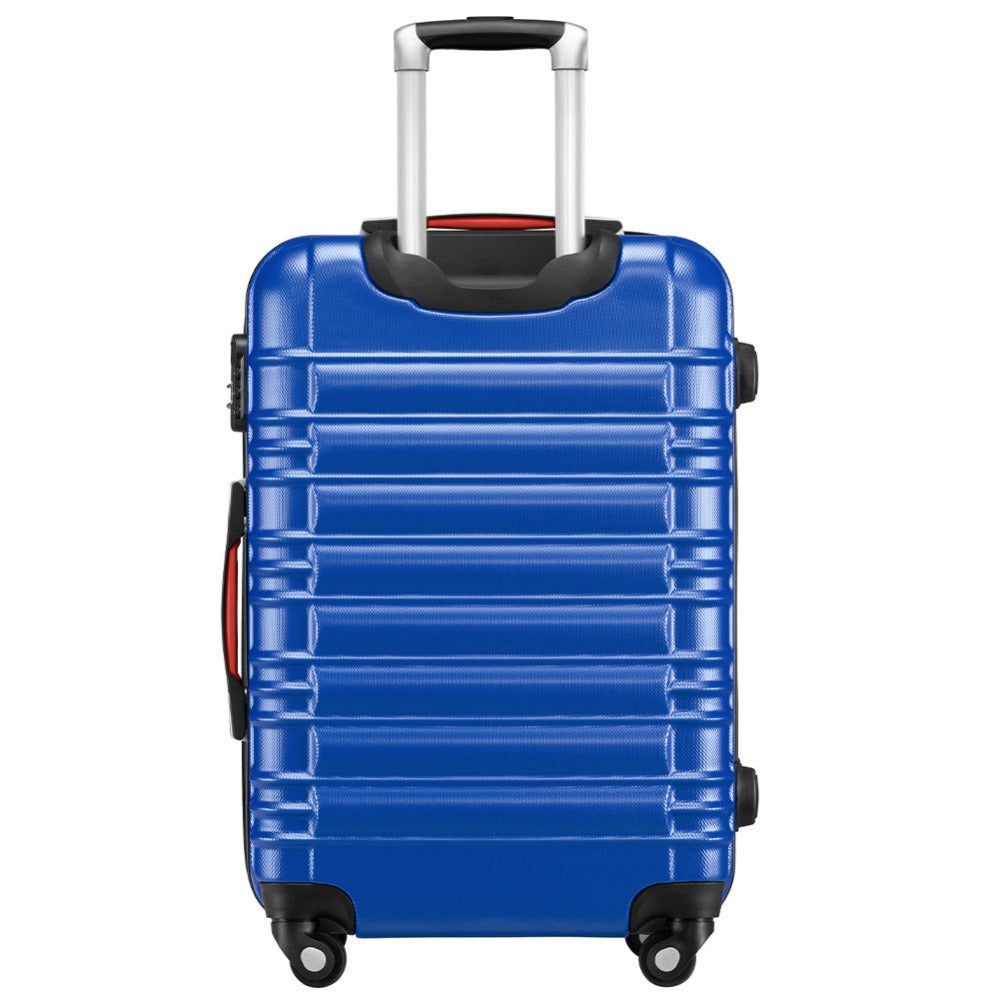 Conjunto PROVITERA de 4 Maletas Rígidas de ABS, Maleta Rígida S-M-L-XL con Asa Telescópica de Gel y 4 Ruedas de Rodadura Fácil, Trolley Ligero y Resistente al Viaje, Equipaje de Mano con Cerradura de Código, Mangos de Gel Ergonómicos, Ruedas Giratorias de