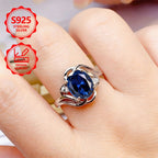 Anillo de moda para mujer, exquisito, de plata de ley 925, elegante y moderno, un anillo de joyería de alta gama para mujer con gran apariencia, adecuado para viajes de vacaciones, uso diario y es el regalo conmemorativo perfecto para amigos.